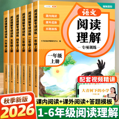 阅读理解专项训练书1-6年级任选