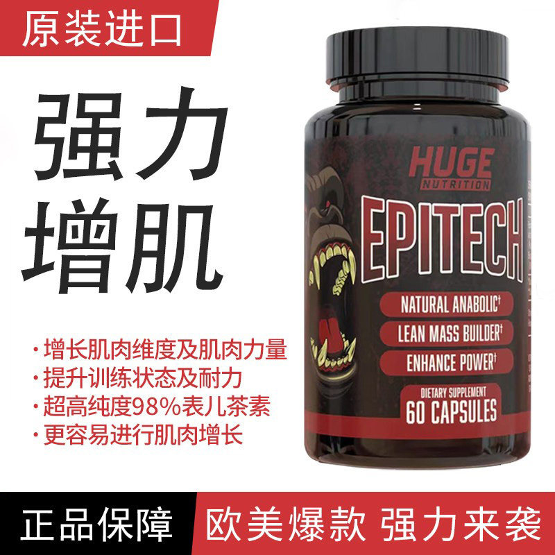 原装进口Epitech黑猩猩增肌素胶囊60粒强力增肌提升力量运动补剂
