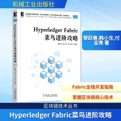 正版 Hyperledger Fabric菜鸟进阶攻略/区块链技术丛书 9787111623229 机械工业