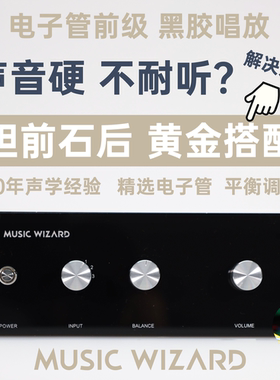 音乐精灵TPA1胆前级功放MM黑胶唱放家用HIFI发烧 MUSIC WIZARD