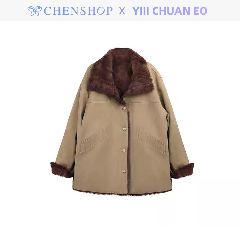 YIIICHUANEO两面穿夹克外套女