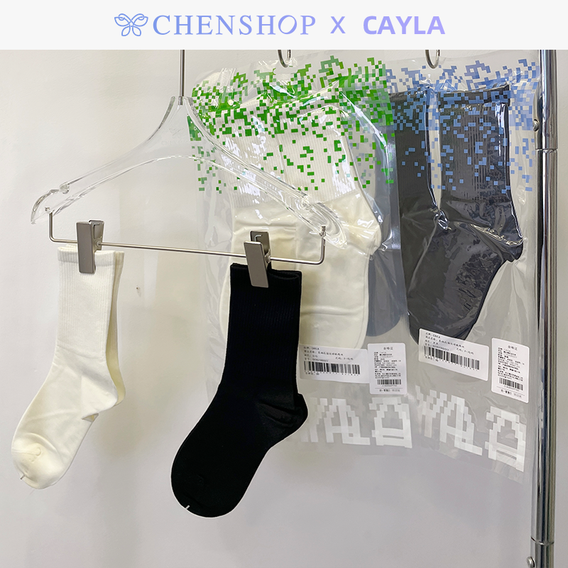 cayla时尚潮流简约基础高筋运动袜女两双百搭chenshop设计师品牌