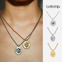 陈昊宇同款COTEMP新款Bellis Coin贝利斯圆形吊坠项链女CHENSHOP