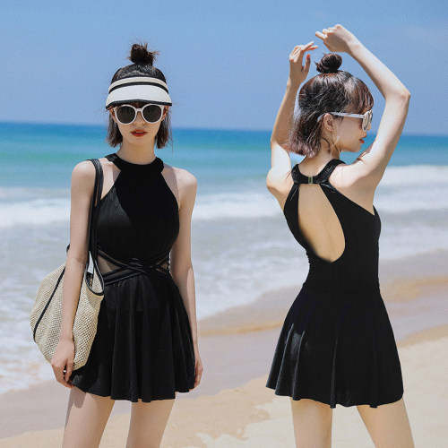 ESOWELL黑色泳衣女款泡温泉私汤