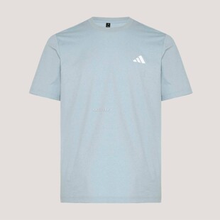 Adidas/阿迪达斯男女通用休闲透气针织圆领短袖运动T恤KU6402