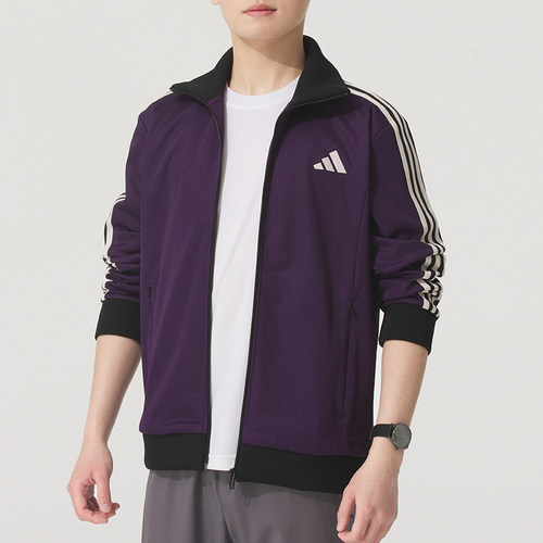 阿迪达斯男装25秋季新款运动服跑步KT0839健身训练休闲夹克外套