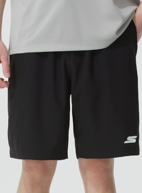 斯凯奇短裤男装夏季新款跑步健身训练舒适透气运动五分裤P225M272