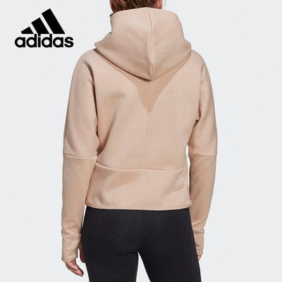 阿迪达斯外套女2023秋季新款Adidas正品保暖休闲舒适运动服GN6739