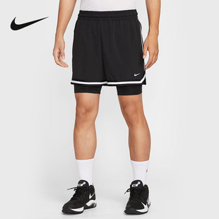 DNA二合一弹力速干篮球运动裤 NIKE耐克男短裤 DIR FIT 010 HJ4234