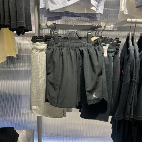 NIKE耐克男裤夏新款速干透气宽松五分裤黑色健身跑步裤IF2161-010