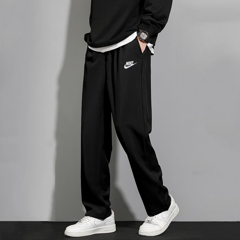 秋季新款直筒裤Nike耐克裤子正品纯棉运动裤跑步男裤休闲宽松长裤