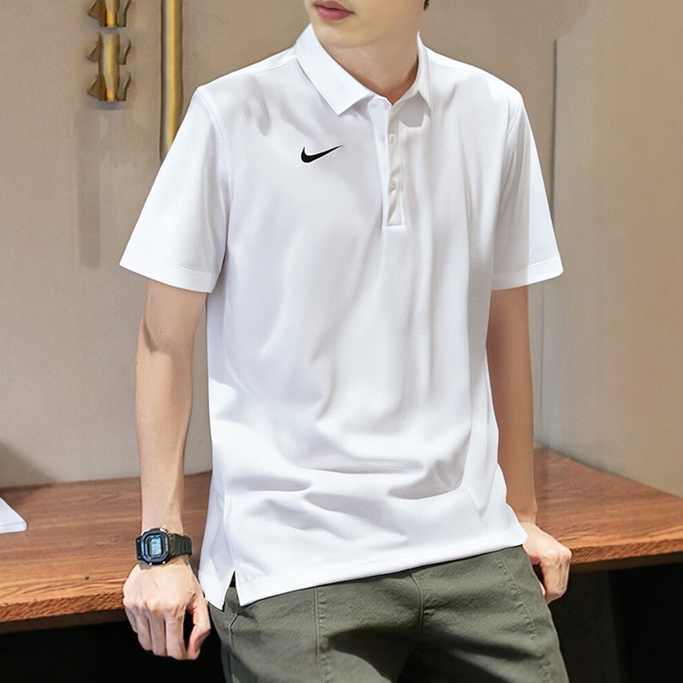 速干POLO衫Nike耐克薄款透气翻领T恤2025夏季新款短袖男训练上衣