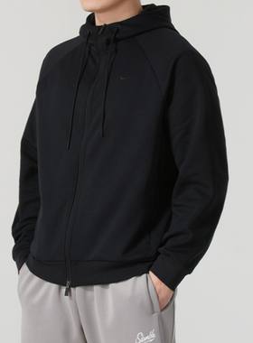Nike耐克DRI男速干全长拉链开襟连帽衫遮阳衣外套FZ0968-320-010