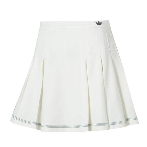 阿迪达斯三叶草皱短裙2025女子运动休闲裙JM8016 KD8123 JC6772