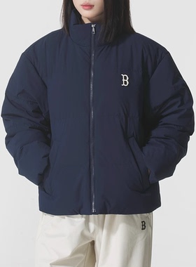 MLB男装女装冬季新款时尚保暖防水防泼水重磅羽绒服外套3ADJB2056