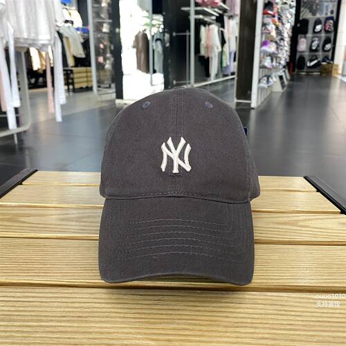 MLB男女帽子情侣运动硬顶棒球帽刺绣运动帽遮阳鸭舌帽3ACP7701N