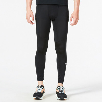 NIKE耐克男子健身裤长裤速干跑步训练裤紧身运动裤FB7953-010