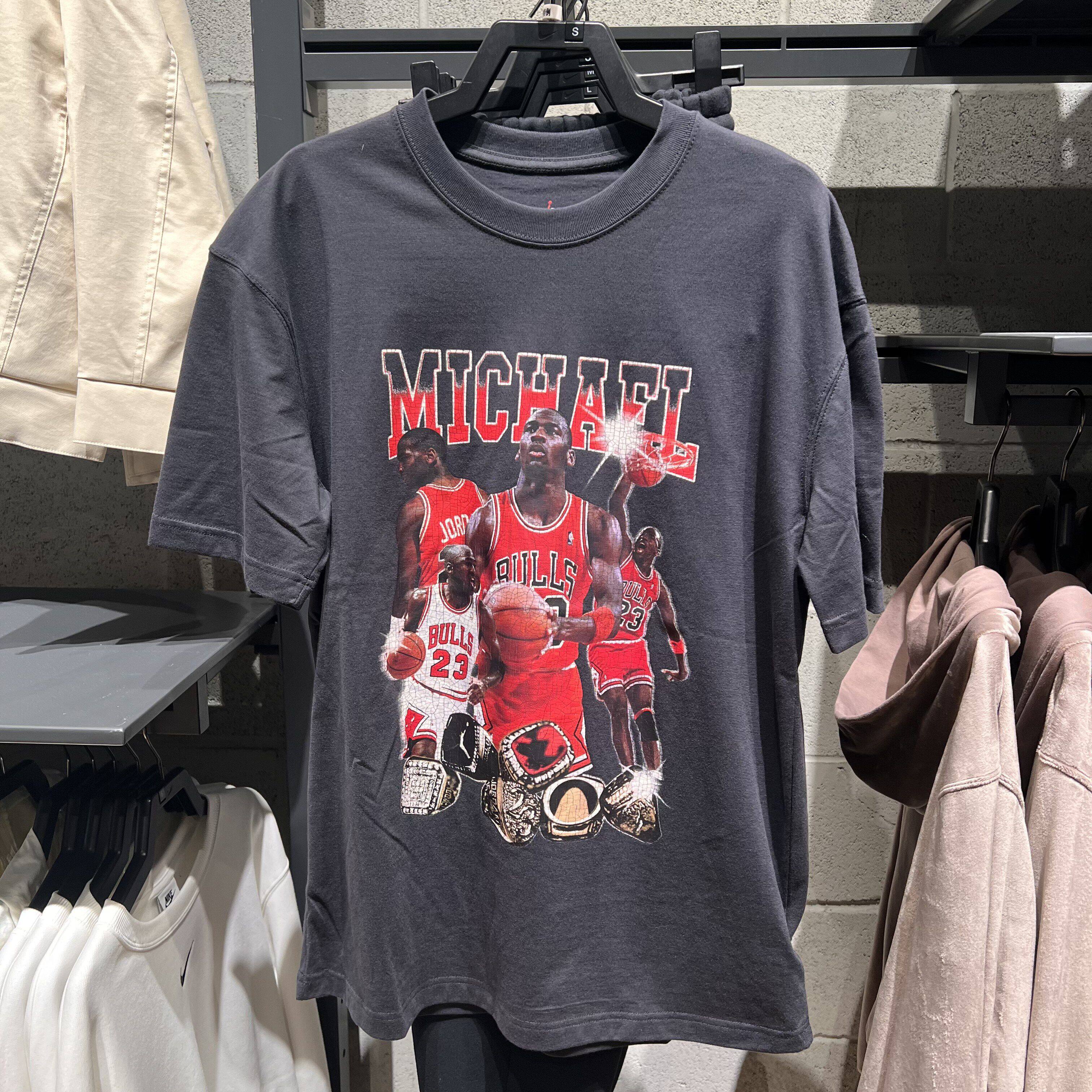 耐克AIRJORDAN25年夏季女子运动印花圆领短袖T恤HJ0191-045-133