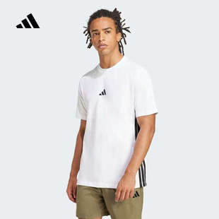 adidas阿迪达斯男装2026新款透气运动休闲跑步训练短袖T恤JE6388