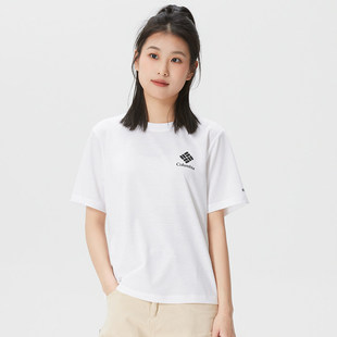 Columbia哥伦比亚户外26春夏新品女子吸湿速干圆领短袖T恤XR6735