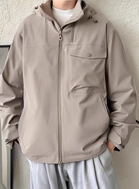 New Balance NB连帽外套男装2025春季新款运动服休闲宽松夹克