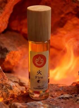 LUMINA7五行系列火能量晶石滚珠精油 平衡心神