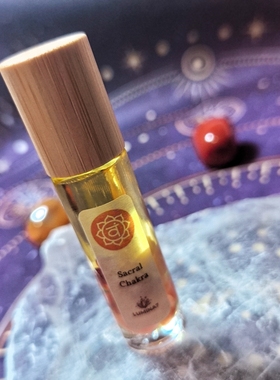 LUMINA7脐旋能量中心水晶滚珠瑜伽冥想精油