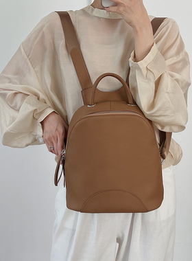 jpjclassic头层togo牛皮双肩背包女休闲百搭旅游书包ins风时尚