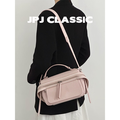 jpjclassic头层牛皮挂耳邮差包