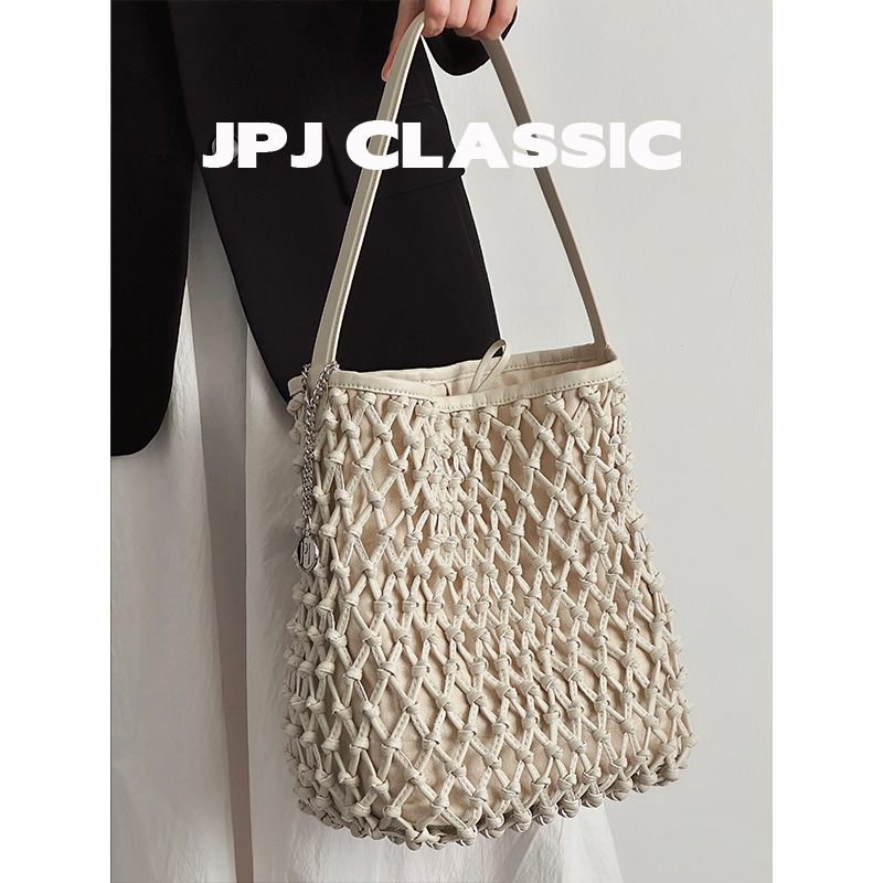 jpj原创编织水桶包慵懒风