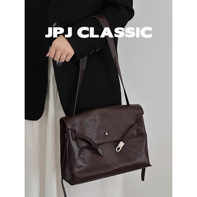 真皮凯莉包女托特包单肩斜挎包