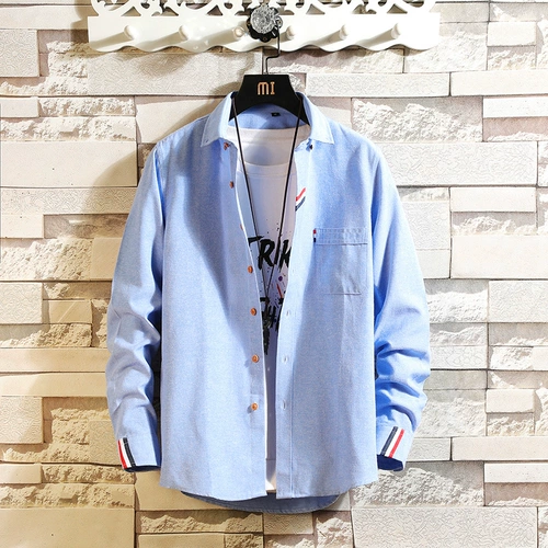 Демисезонная трендовая рубашка, куртка для отдыха, в корейском стиле, подходит для подростков