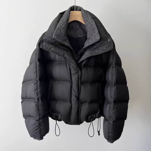 90%白鸭绒羽绒服女2025冬季新款