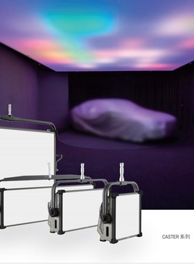 LED黑色灯具S30/S60/S120/S360影视摄影棚演播厅直播平板全彩灯光