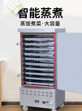 商用燃气食堂小型全自动电蒸箱