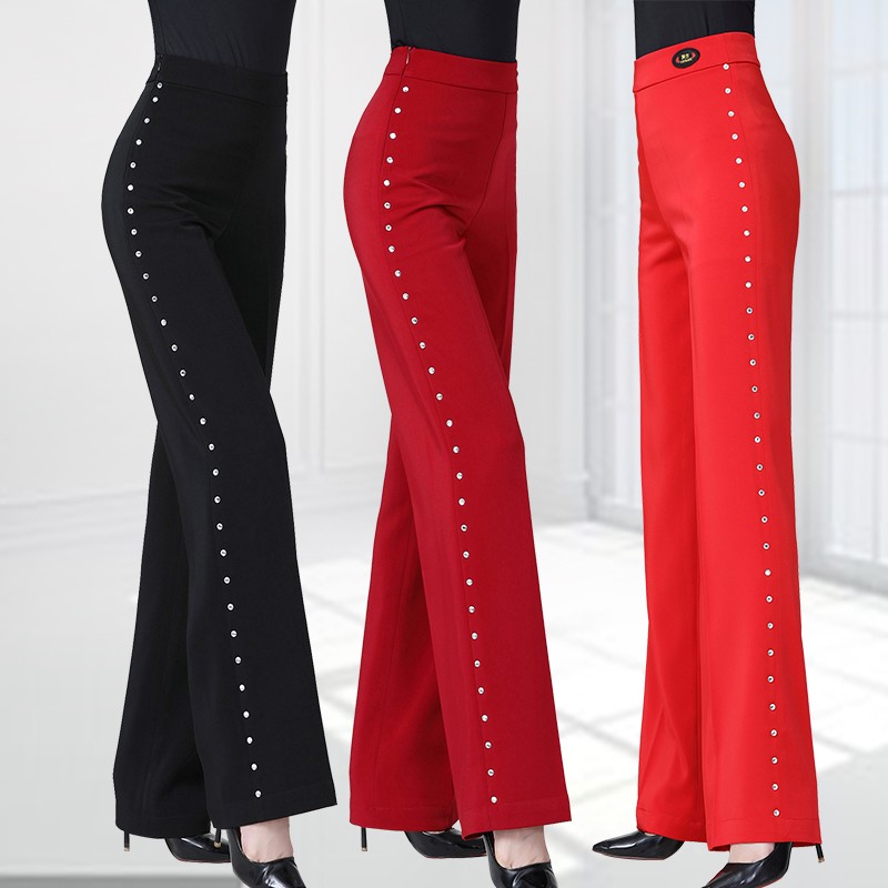 親膚柔軟不褪色交誼舞蹈褲子