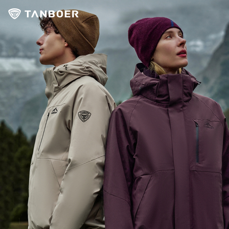 坦博尔全天候户外冲锋衣羽绒服