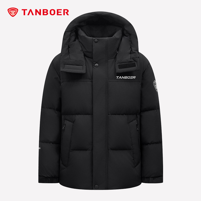 坦博尔加厚收口袖外穿鸭绒羽绒服