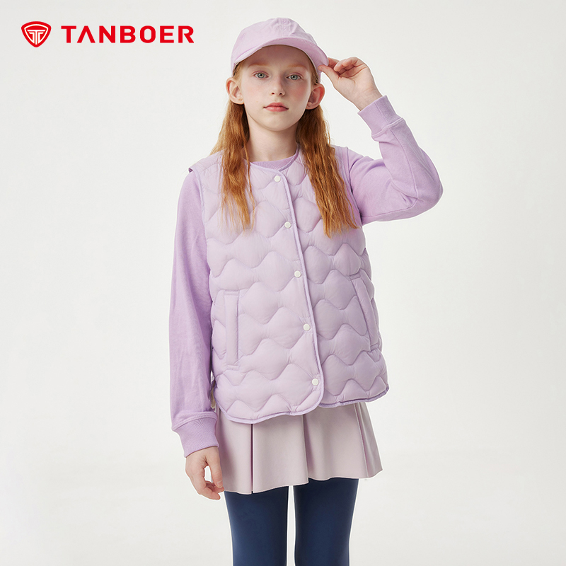 坦博尔儿童羽绒服马甲背心外套