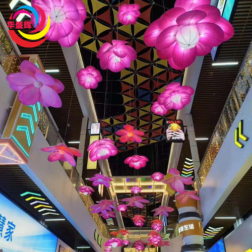 大型天幕牡丹造型花灯户外景区通道步行街亮化装饰中式灯笼自贡