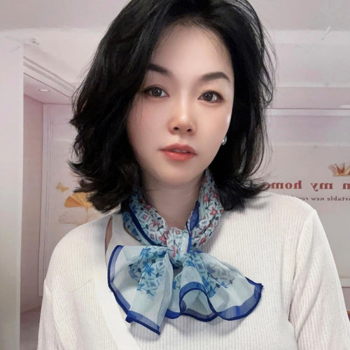 西丽纱轻薄款丝巾女夏季防晒长巾
