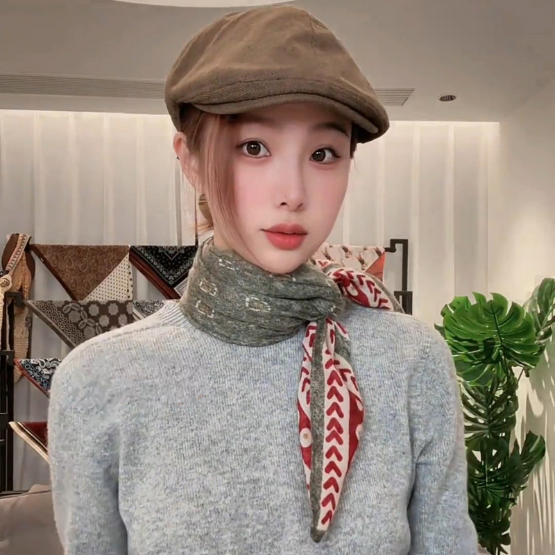 秋冬时尚复古大方巾女高级感百搭丝巾洋气保暖护颈围巾围脖送妈妈,服饰配件/皮带/帽子/围巾,围巾/丝巾/披肩,淘宝优惠券,粉丝福利购,淘宝优惠卷