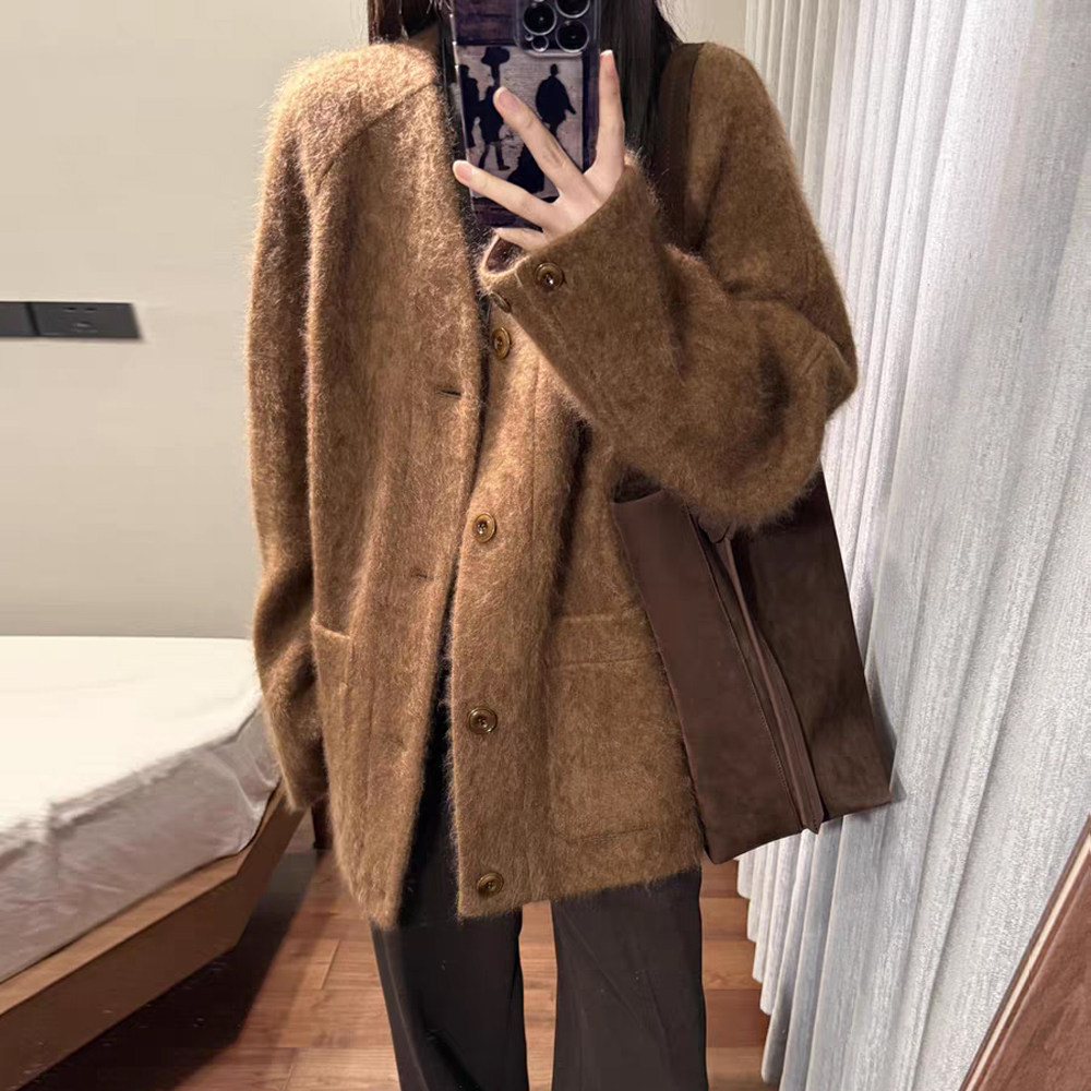 韩系呢子大衣女2025秋冬季新款毛呢外套小个子赫本风高级感正流行