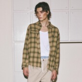 Done Vintage ROW复古流苏西部牛仔猎装 Danci 野奢纯棉格子衬衫