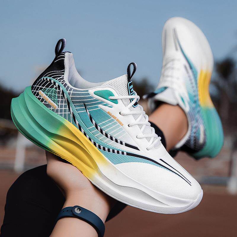 和诚鞋业运动鞋男款夏季透气2025新款初中学生大码46跑步鞋软底轻