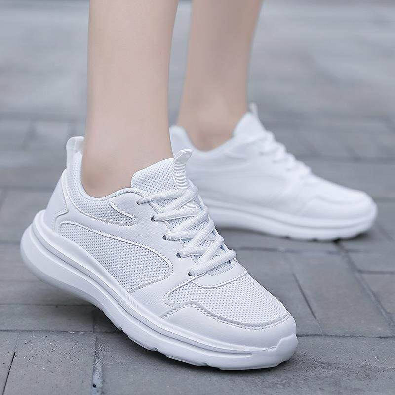 合成鞋业春秋运动鞋女2026新款初中生网面透气跑步鞋轻便软底情侣