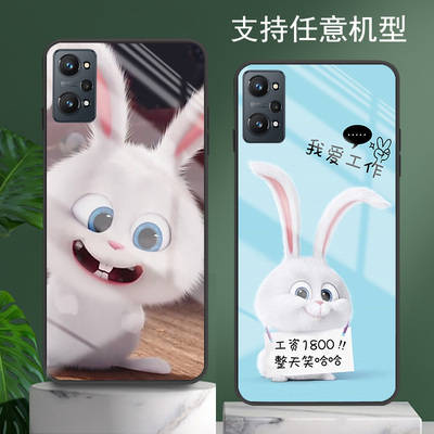适用真我opporealmev25手机壳v13卡通v11套v15兔子v11s男女套v23
