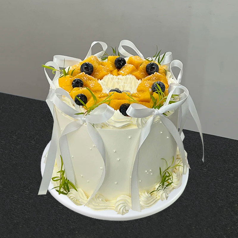 仿真蛋糕模型小清新水果丝带蝴蝶结塑胶假蛋糕橱窗样品道具可定制,家居饰品,仿真水果,淘宝优惠券,粉丝福利购,淘宝优惠卷