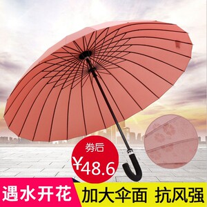雨伞长柄雨伞防暴雨长柄自动女学