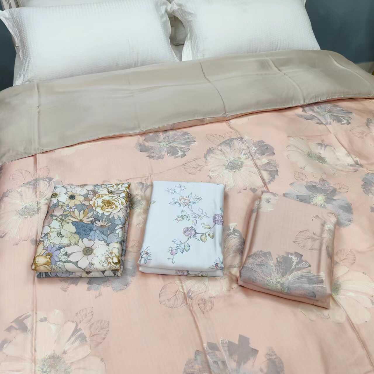 輕奢天絲印花60支萊賽爾纖維被套